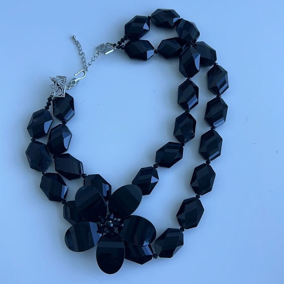 Charisse New York Black Statement Necklace - Picture 1 of 3
